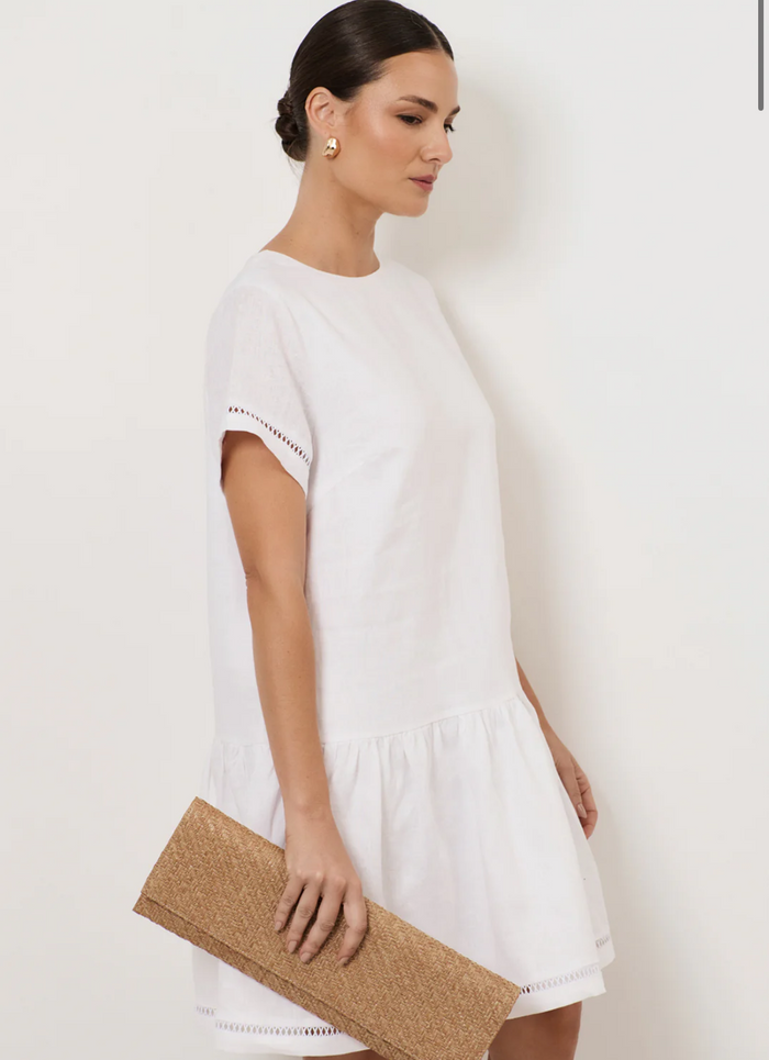 Adorne bag- The Long Woven Fold over Clutch
