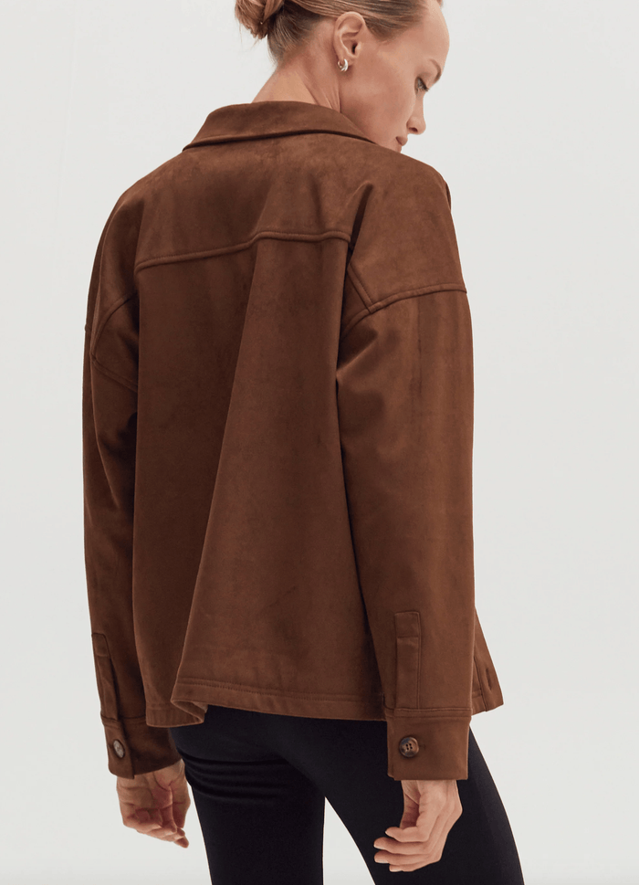 Alex Suede Shirt Jacket - Amor Lafayette