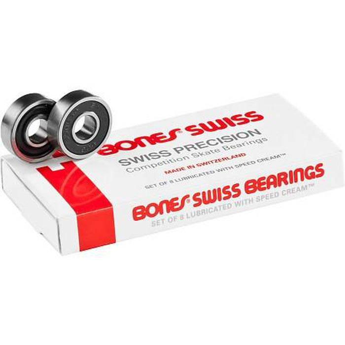 Bones Bearings Bones Swiss Skateboard Bearings Pure Board Shop