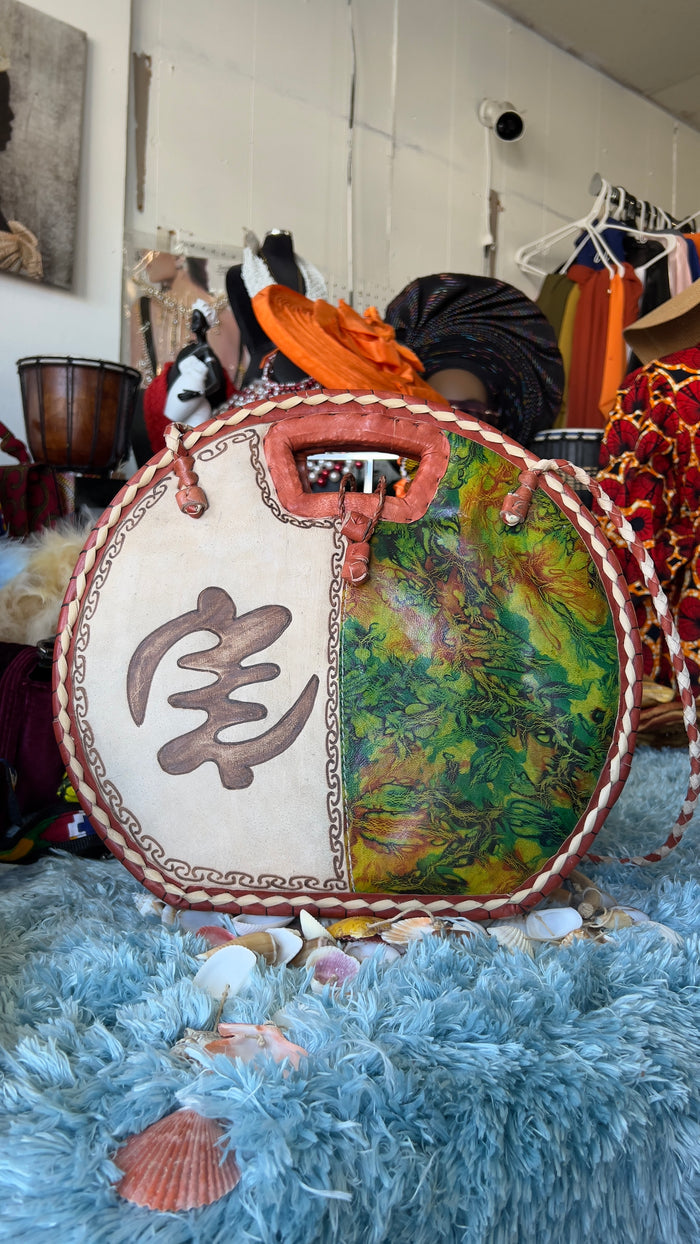 Burkina Faso π§π« handmade leather bag.π₯