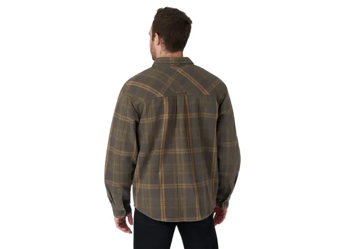 Can-Am Men's Bonded Plaid Overshirt