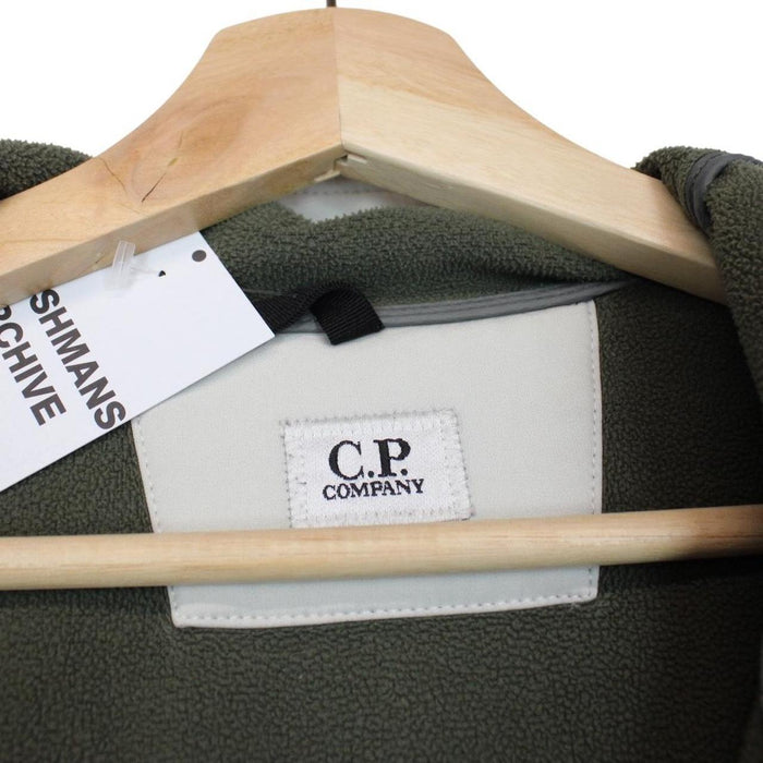 CP Company Grey Full Zip Soft Shell Goggle Jacket