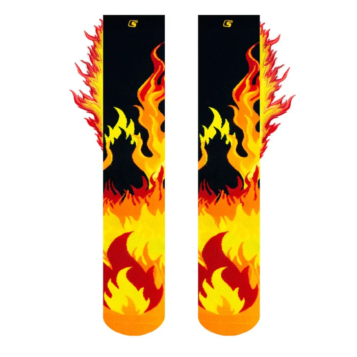 Crazy Socks - FLAME ON