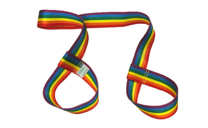 Derby Laces Pride Skate Leash - Rainbow Stripe