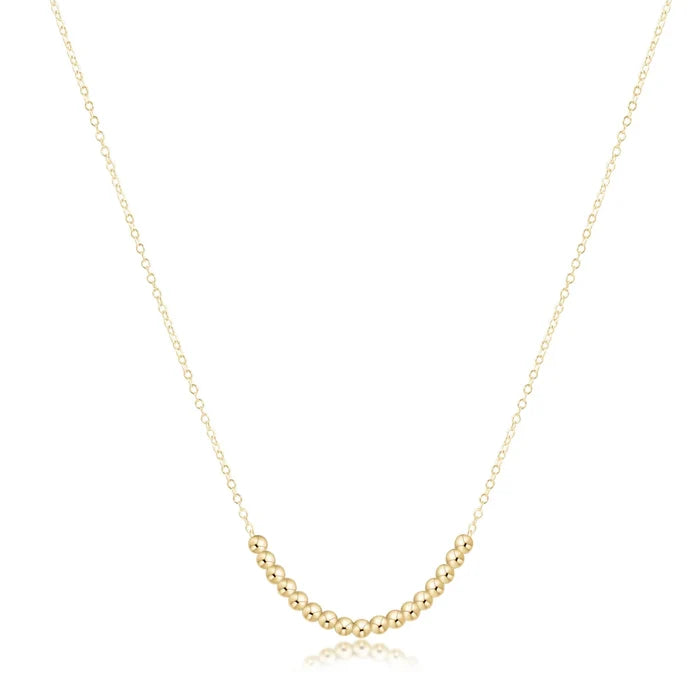 enewton 16" necklace gold - classic beaded bliss - 2.5mm gold