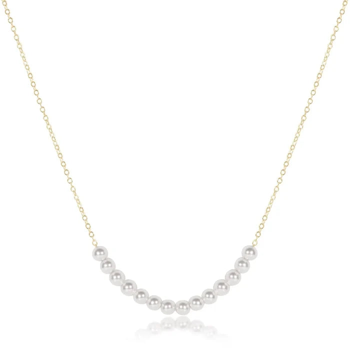enewton 16" necklace gold - classic beaded bliss - 4mm pearl