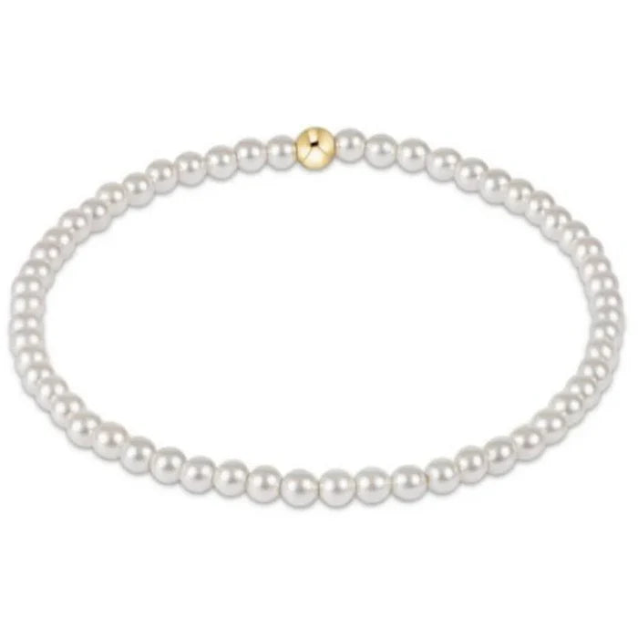 enewton 6.25" Classic Pearl 3mm Bead Bracelet
