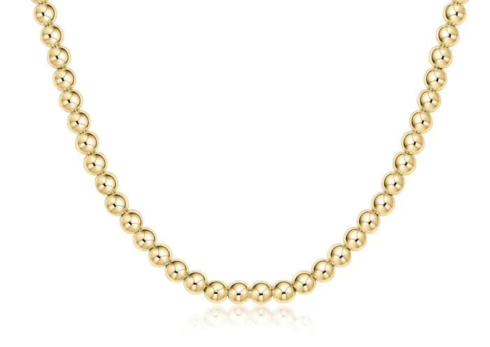 enewton choker classic gold 5mm bead