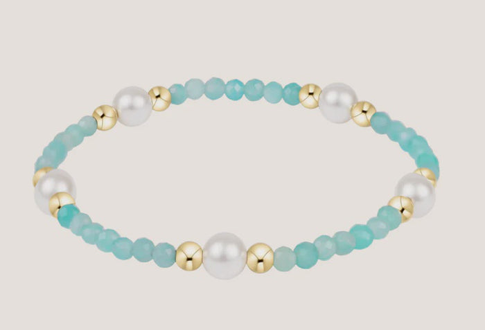 Enewton Purpose Pearl 6mm Gem Bracelet - Amazonite