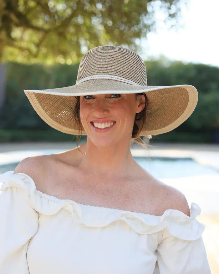 Georgetown Two Tone Hat in Natural