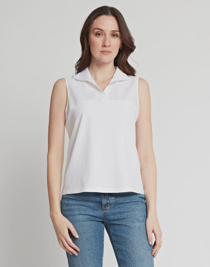Hinson Wu Emma Sleeveless Foundation Layer in White