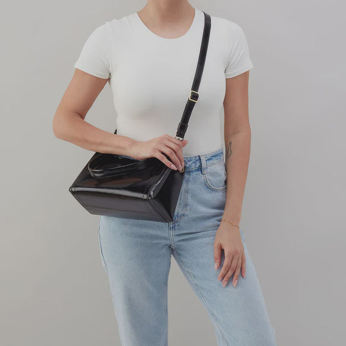 Hobo Seneca Shoulder Crossbody in Black