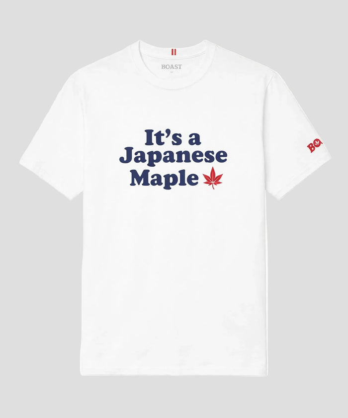 Maple Tee in White