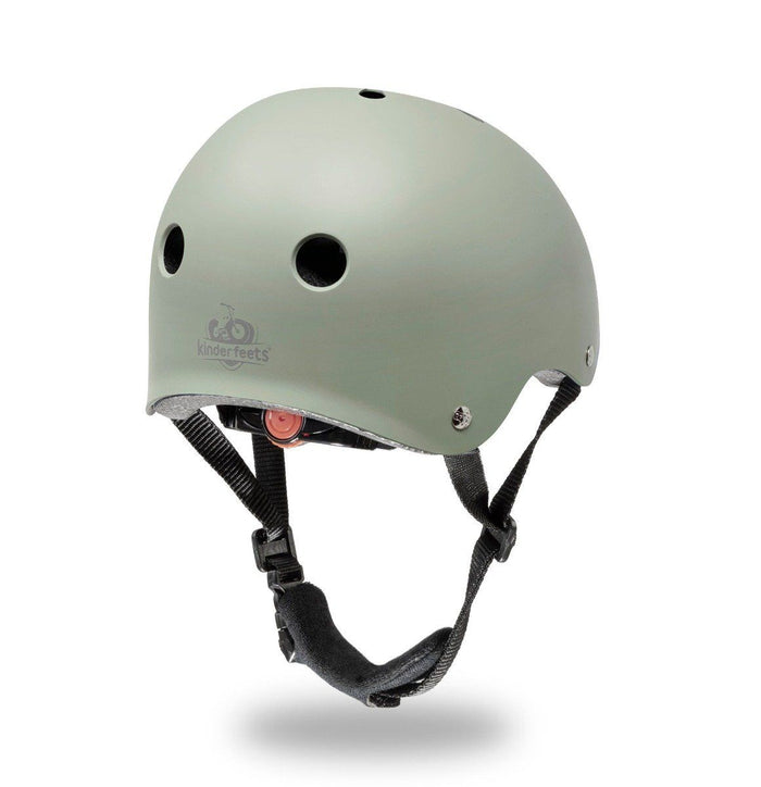 Kinderfeets Toddler Bike Helmet Matte Silver Sage