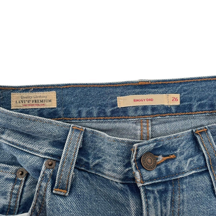 Levis Light Blue Denim Baggy Dad High Waisted Jeans