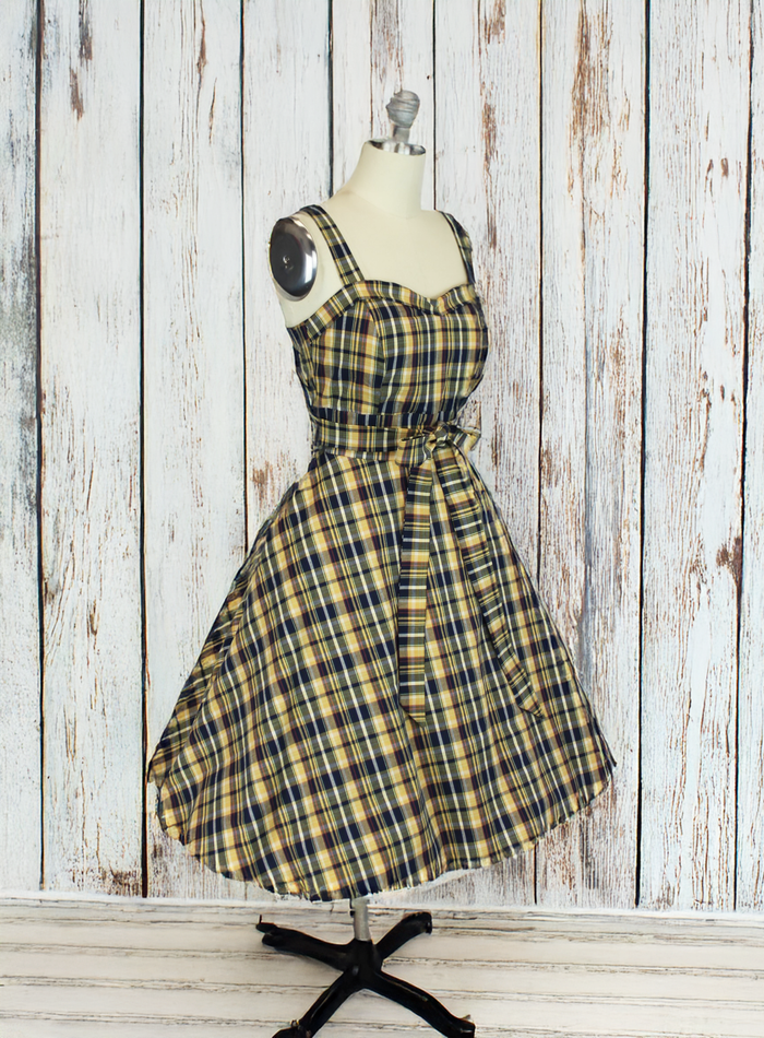 Limited Edition* Country Plaid Strap Dress