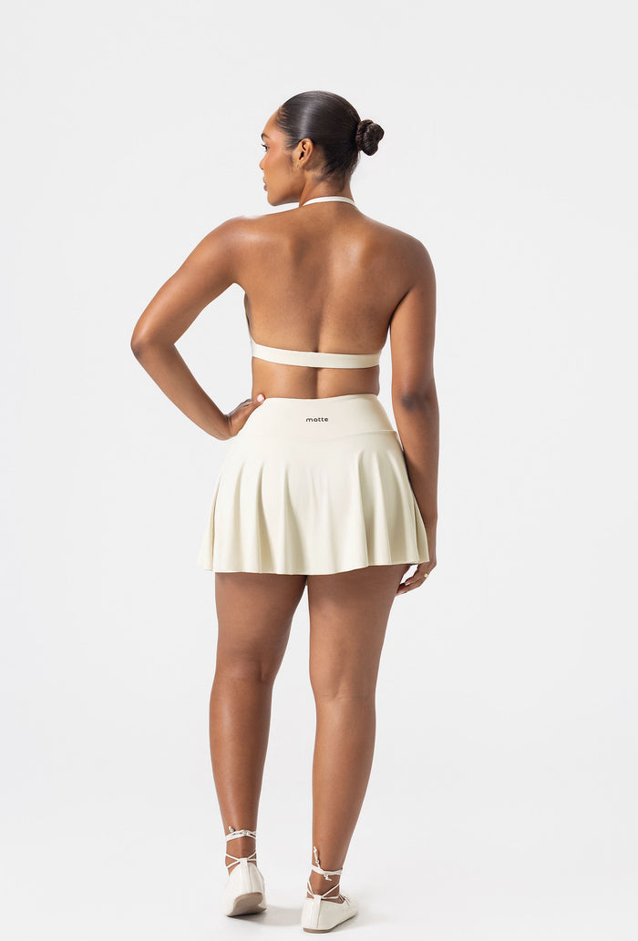 Lounge Tennis Skirt - Vanilla