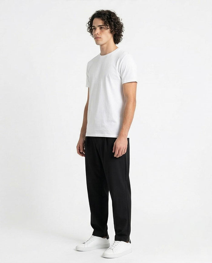 Ravin Essential Crewneck Tee in Optic White - 21212