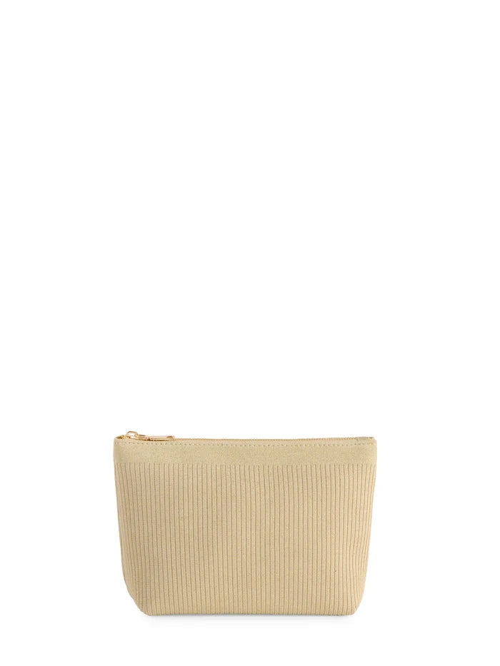 Robbie Zip Pouch in Gold