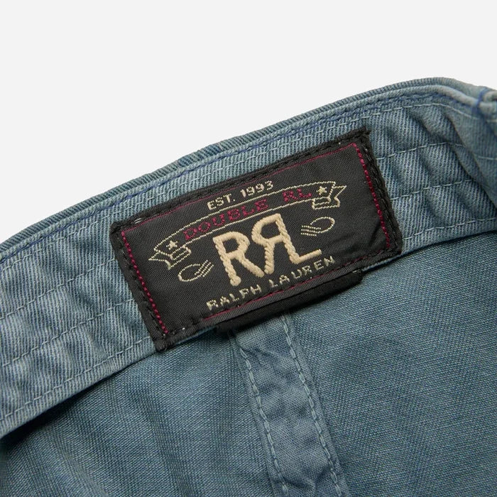 RRL Garment-Dyed Twill Ball Cap Midnight Blue