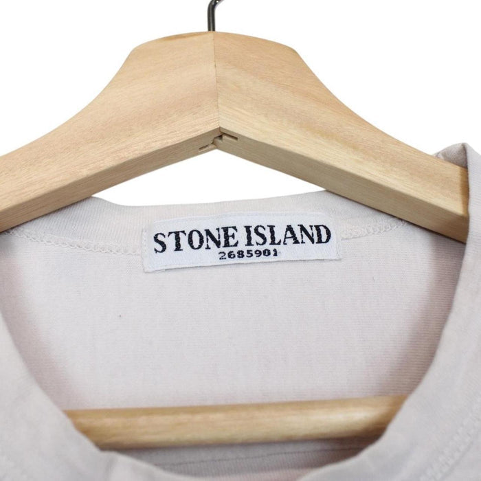 Stone Island AW 2011 Beige Long Sleeve Cotton T-Shirt