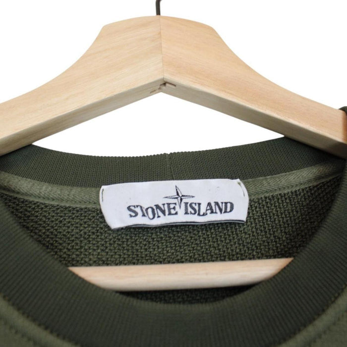 Stone Island AW 2019 Green Cotton/Nylon Sweatshirt Jumper