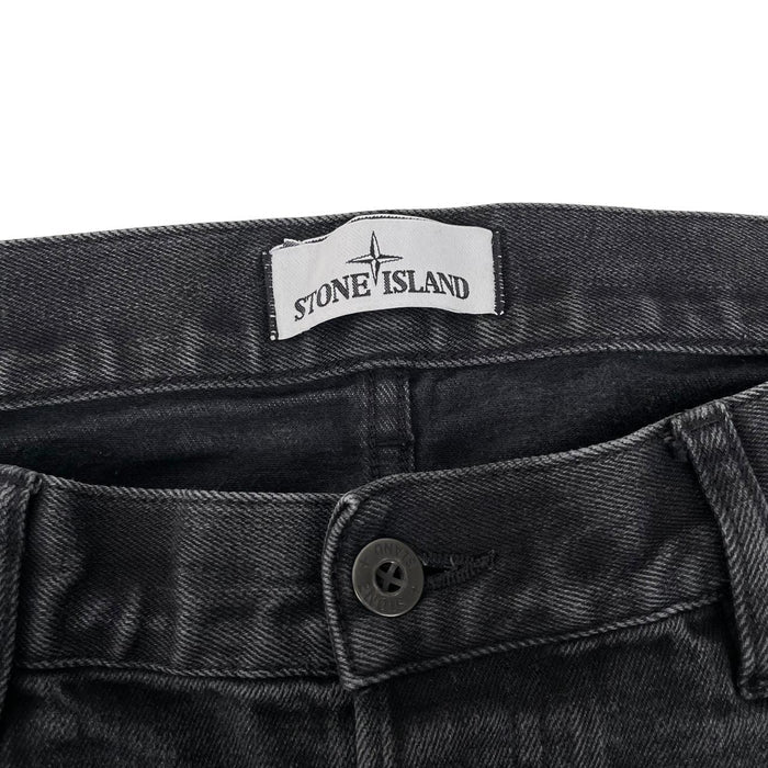 Stone Island Black Slim Fit Denim Jeans