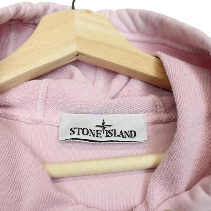 Stone Island SS 2024 Pink Cotton Hoodie Jumper