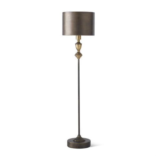 39.5 Inch Brushed Gold Slender Spine Lamp w/Metal Shade (in-store only)