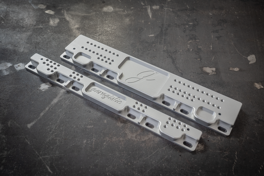 A90 Supra Racing Seat Floor Mount Adapters-Seat Mounts-grip-drift-Bare Aluminum-No Side Brackets-Garagistic-bmw