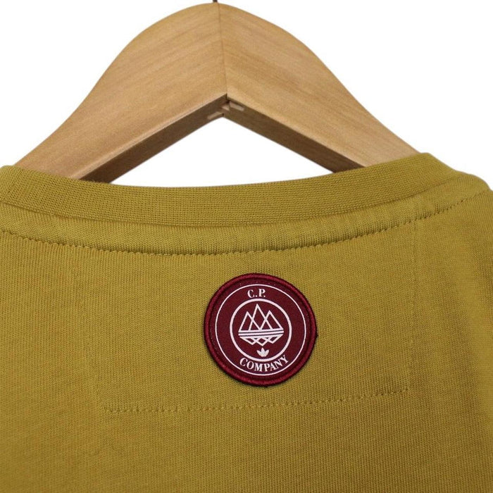 Adidas Spzl x CP Company Preloved Brown Cotton Short Sleeve Pocket T-Shirt