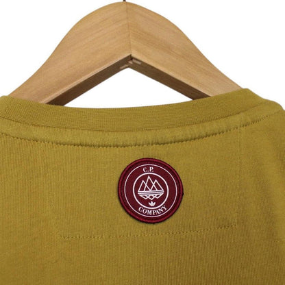 Adidas Spzl x CP Company Preloved Brown Cotton Short Sleeve Pocket T-Shirt