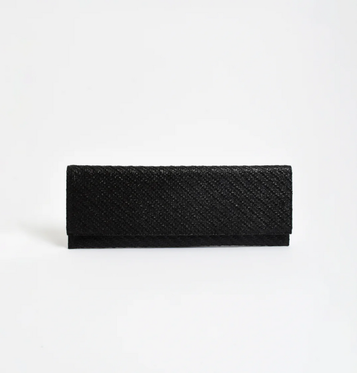 Adorne bag- The Long Woven Fold over Clutch