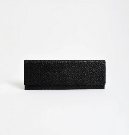 Adorne bag- The Long Woven Fold over Clutch