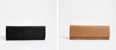 Adorne bag- The Long Woven Fold over Clutch