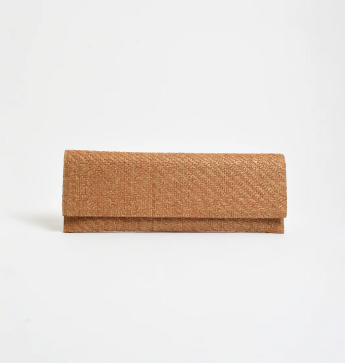 Adorne bag- The Long Woven Fold over Clutch