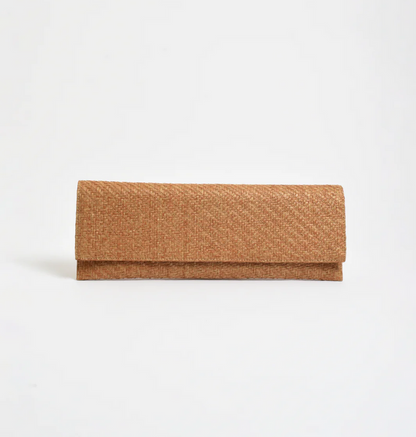 Adorne bag- The Long Woven Fold over Clutch