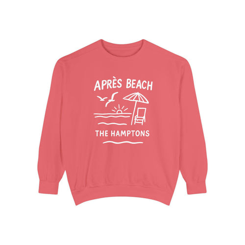 APRÈS BEACH SWEATSHIRT - WATERMELON