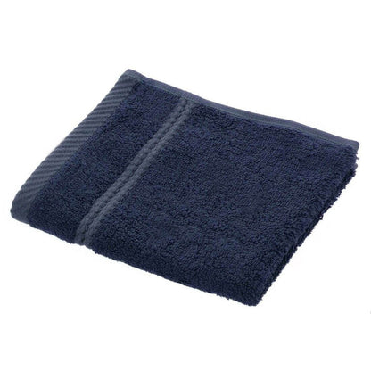 Bamboo Bliss Luxury 600gsm Bathroom Linen Range - Navy Blue Face Cloth