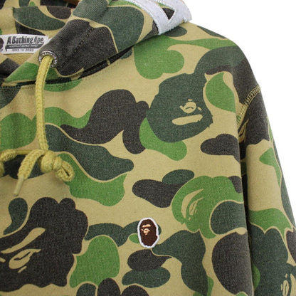 Bape Green ABC Camo 2nd Ape Pullover Cotton Hoodie