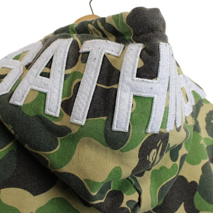 Bape Green ABC Camo 2nd Ape Pullover Cotton Hoodie