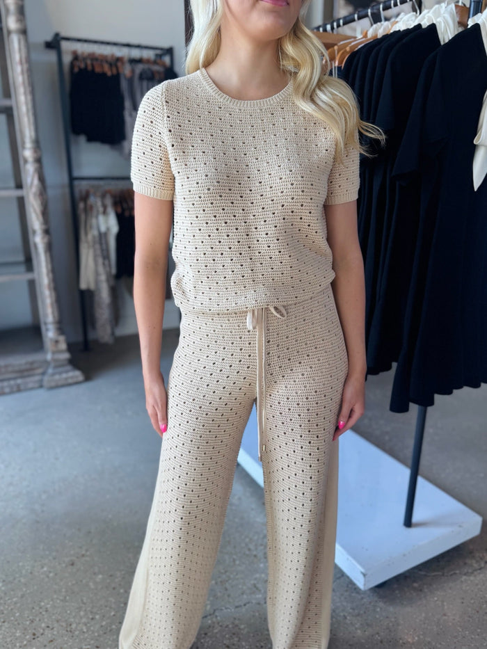 Beach Pant in Lido - Amor Lafayette