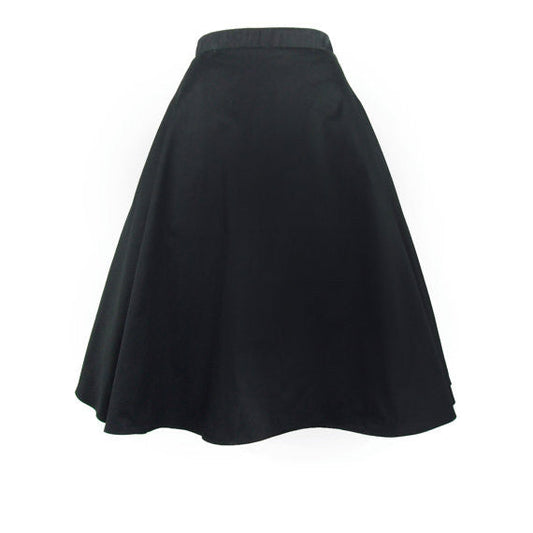 Black circle skirt