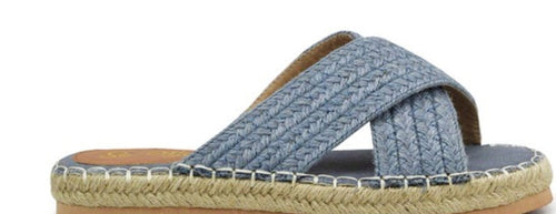 BLUE Braid Sandal