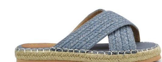BLUE Braid Sandal
