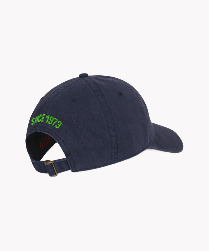 Leaf Hat in Navy Green