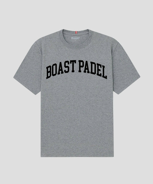 Boast Padel Tee in Heather Grey