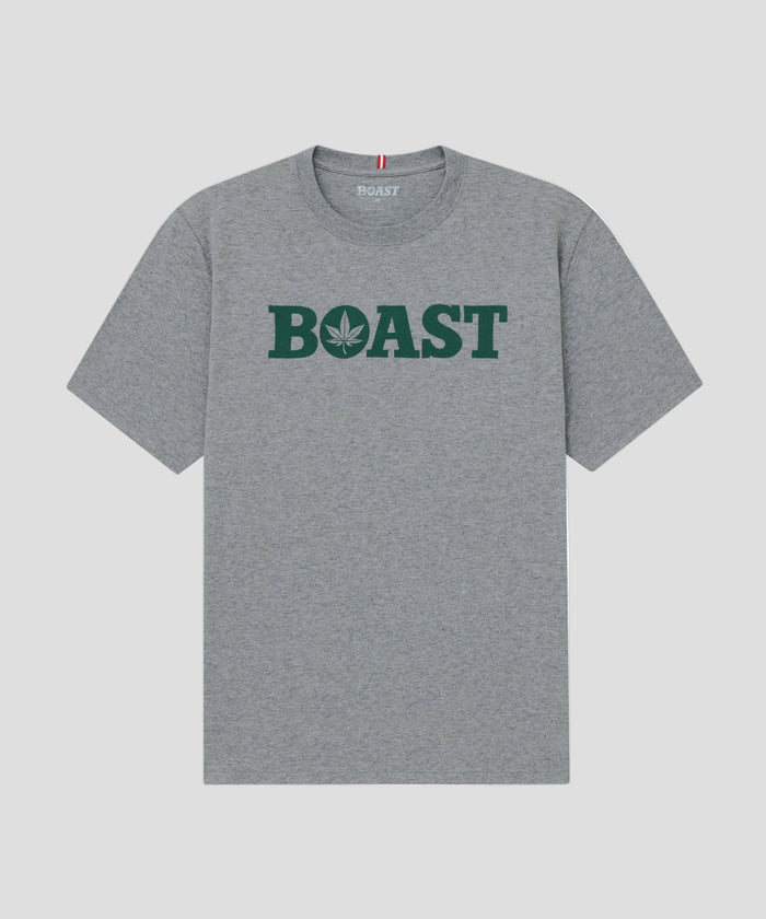 Tee in Heather Grey Green