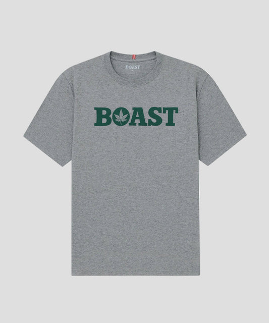 Tee in Heather Grey Green