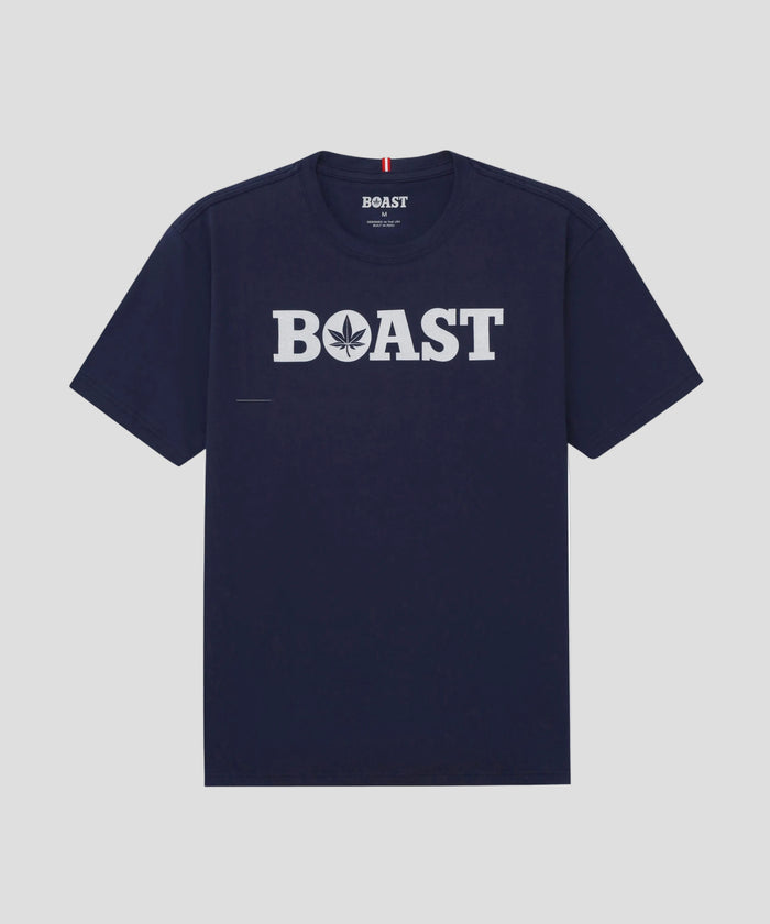 Tee in Navy White